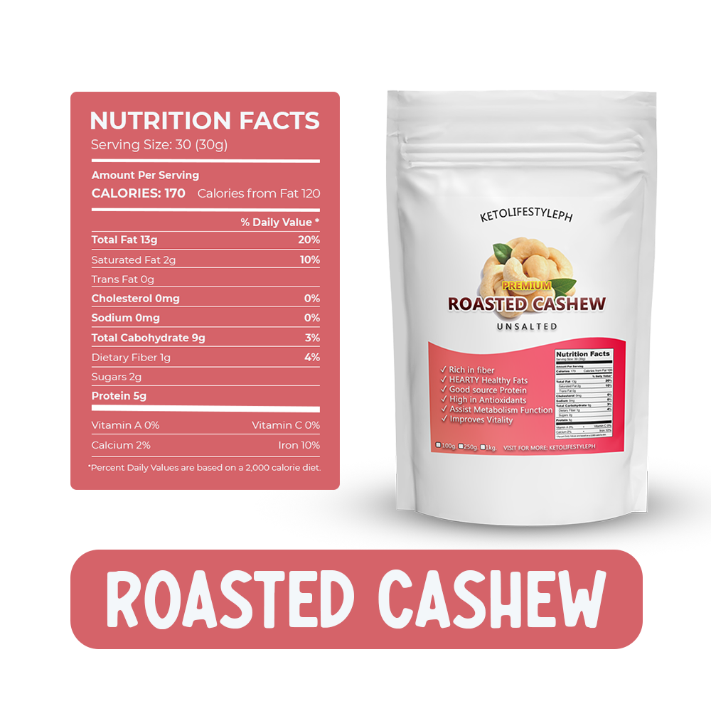 Premium Roasted Cashew (Unsalted)