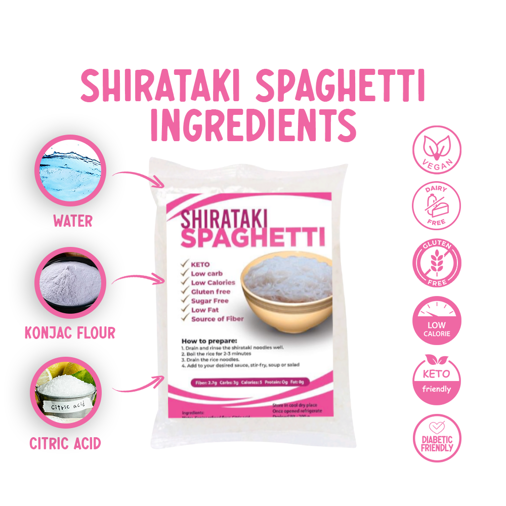 Shirataki Spaghetti 200g (Konjac)