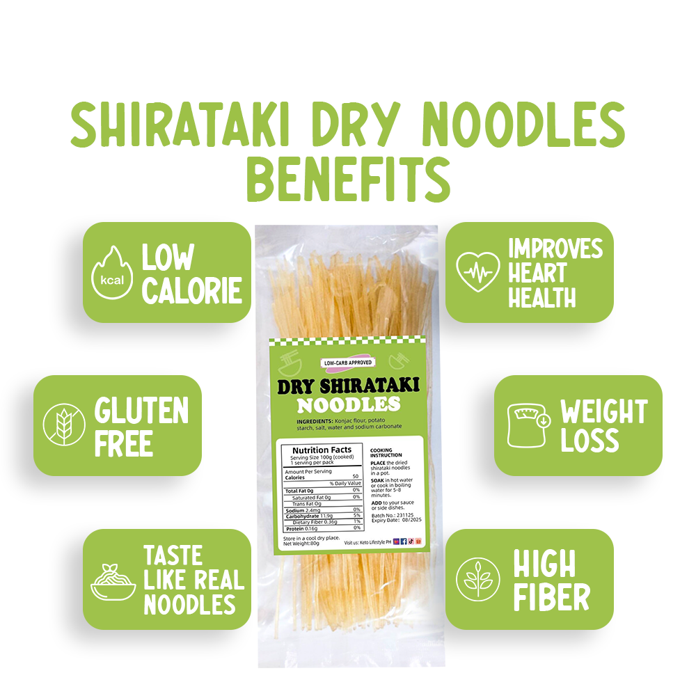 Dry Shirataki Noodles (80g) (Konjac)