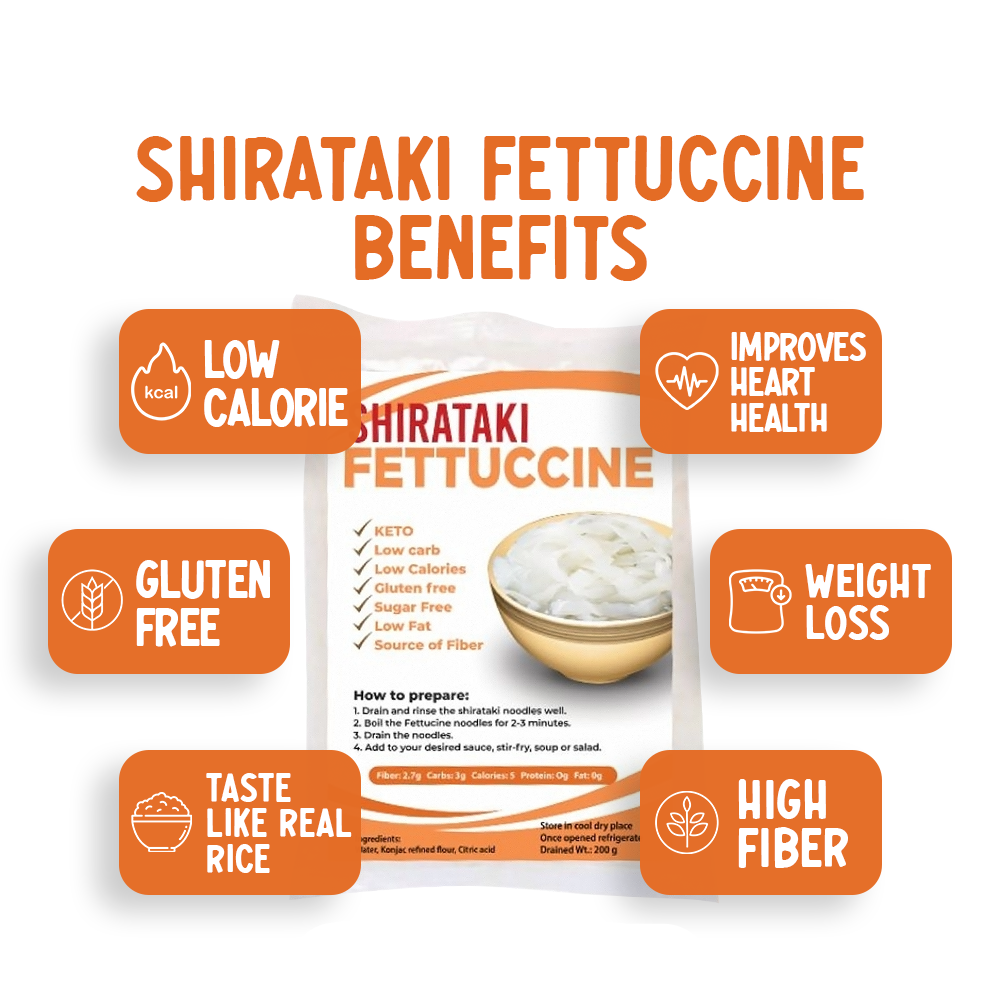 Shirataki Fettucine 200g (Konjac)