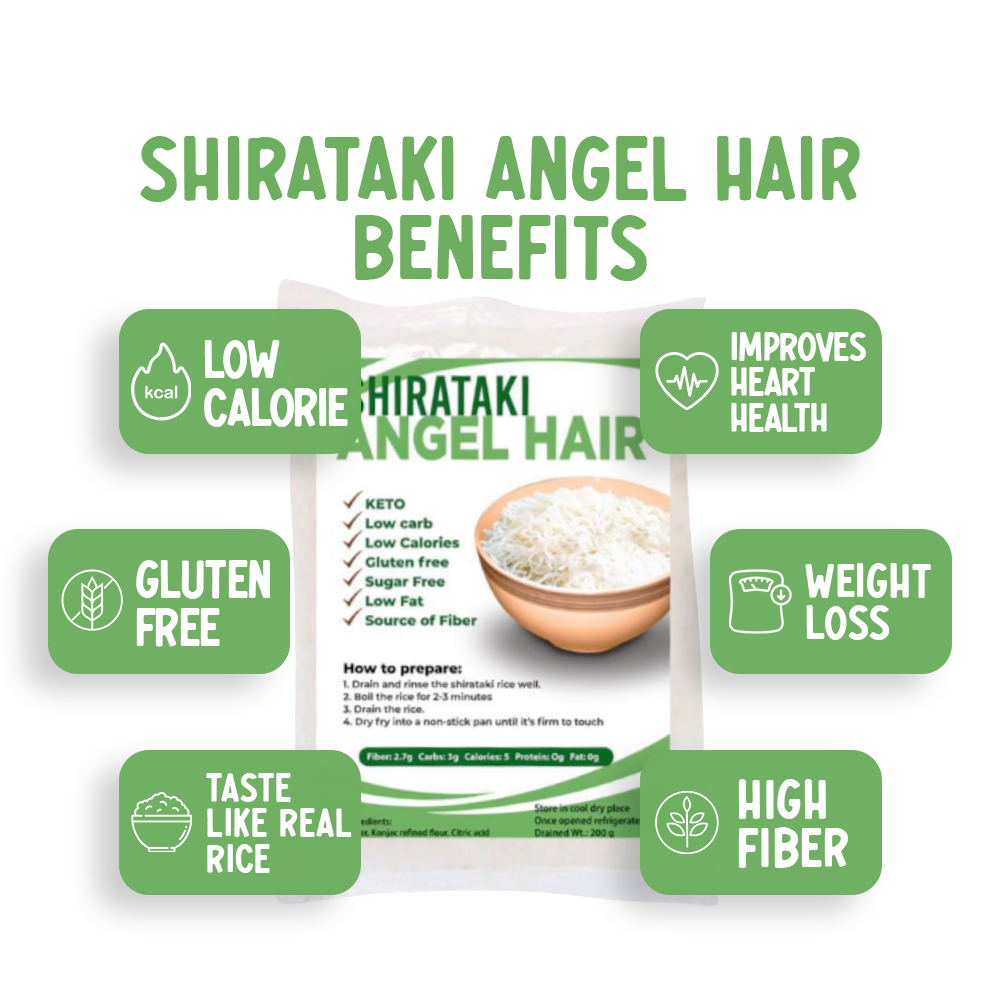 Shirataki Angel Hair 200g (Konjac)