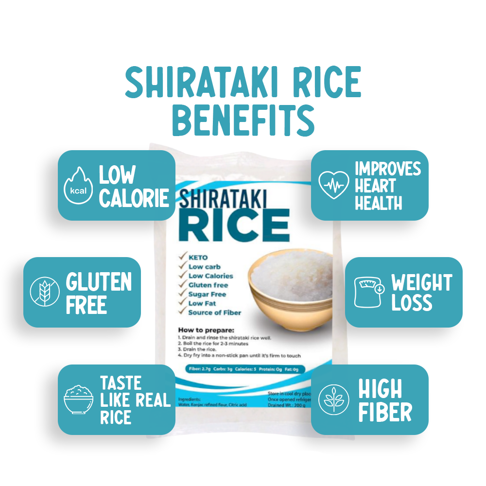 Shirataki Rice 200g (Konjac)
