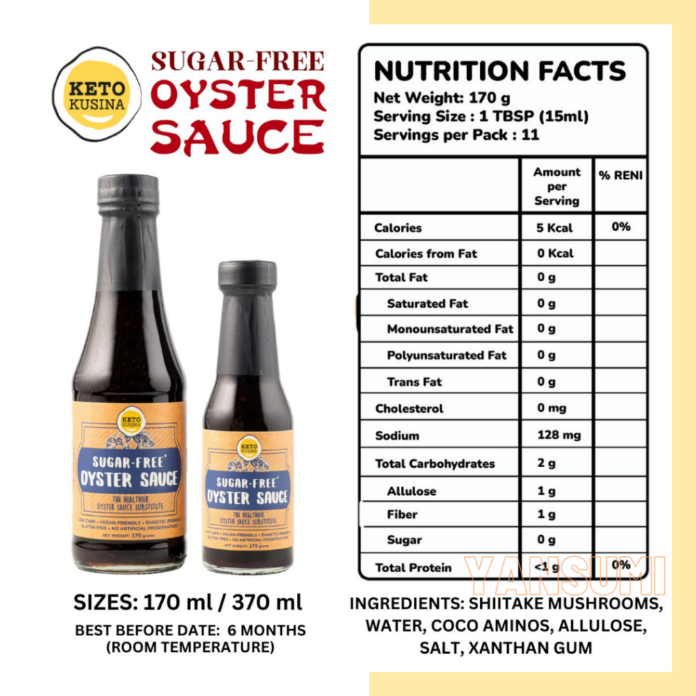 Sugar-Free Oyster Sauce