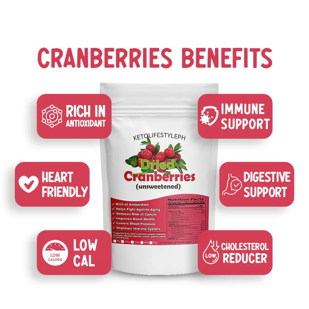 Dried Cranberries (Unsweetened)