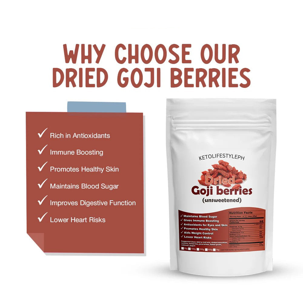 Dried Goji Berries (Unsweetened)
