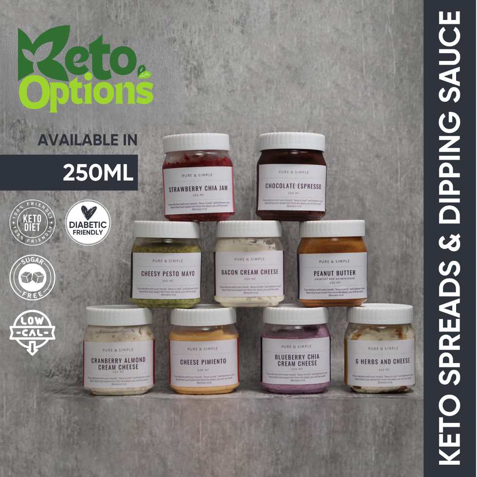 Keto Spreads, Dip, Salads & Pasta Sauce 250ml