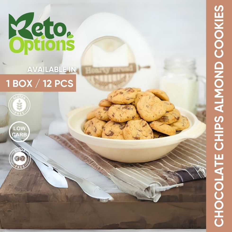 Almond Chocolate Chips Cookies 12pcs