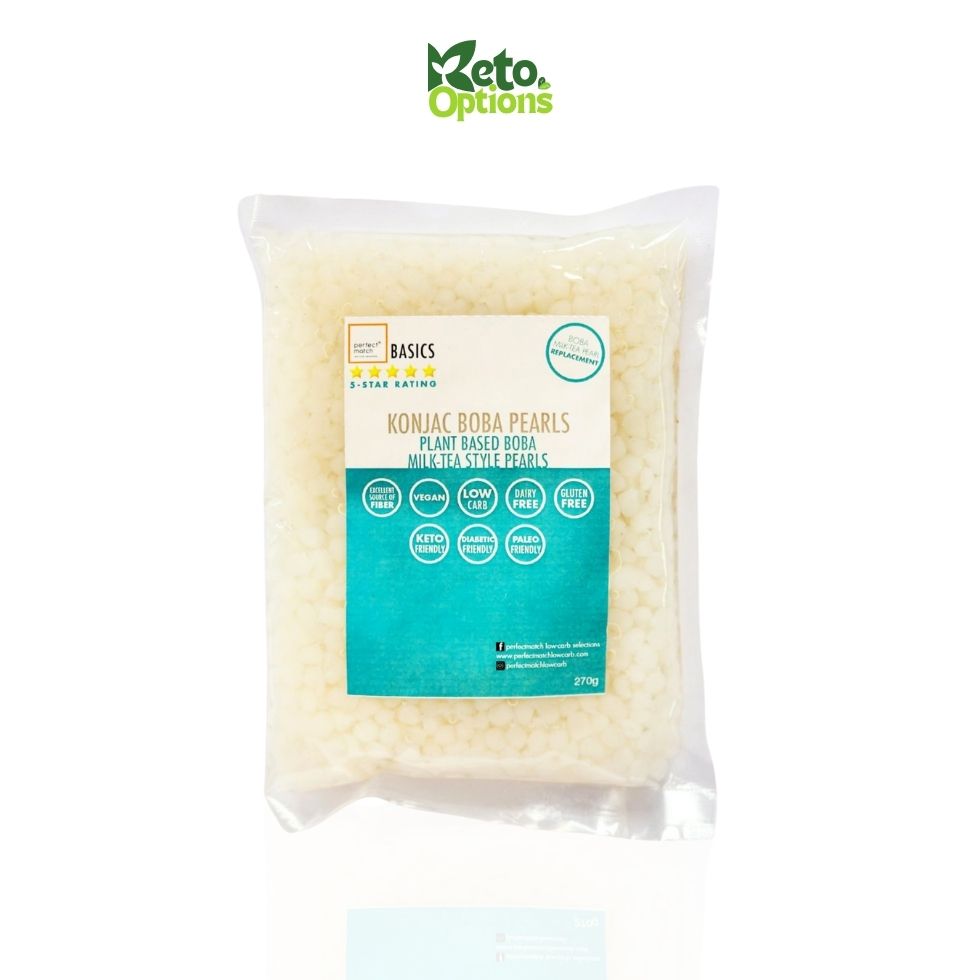 Konjac Boba Plant Based Milktea Style Pearls