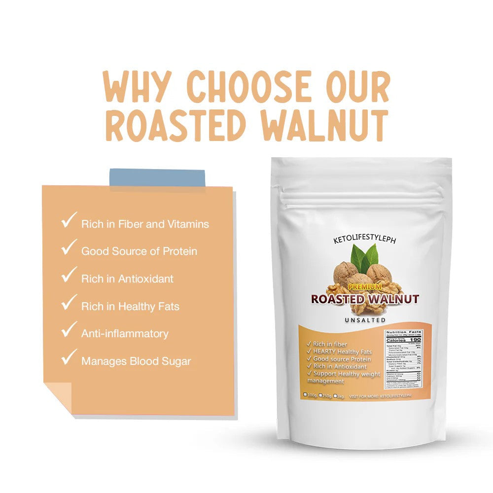 Premium Roasted Walnut (Unsalted)