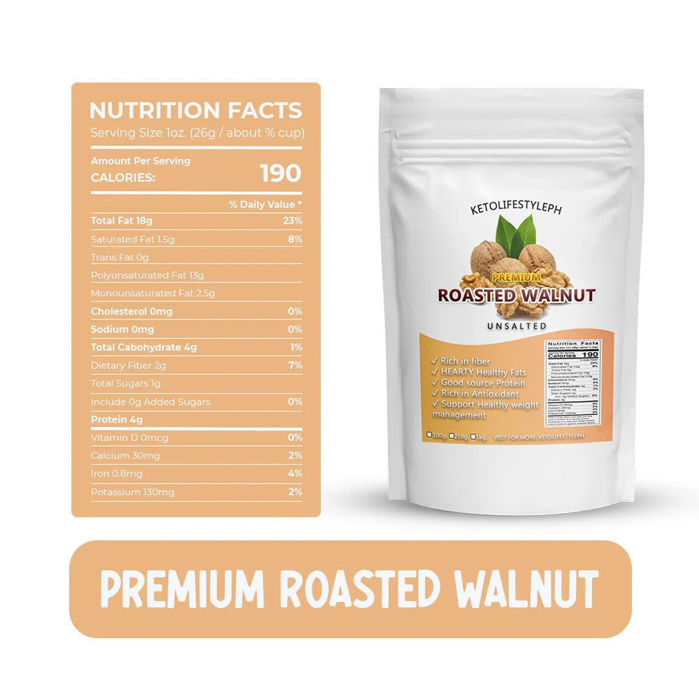 Premium Roasted Walnut (Unsalted)