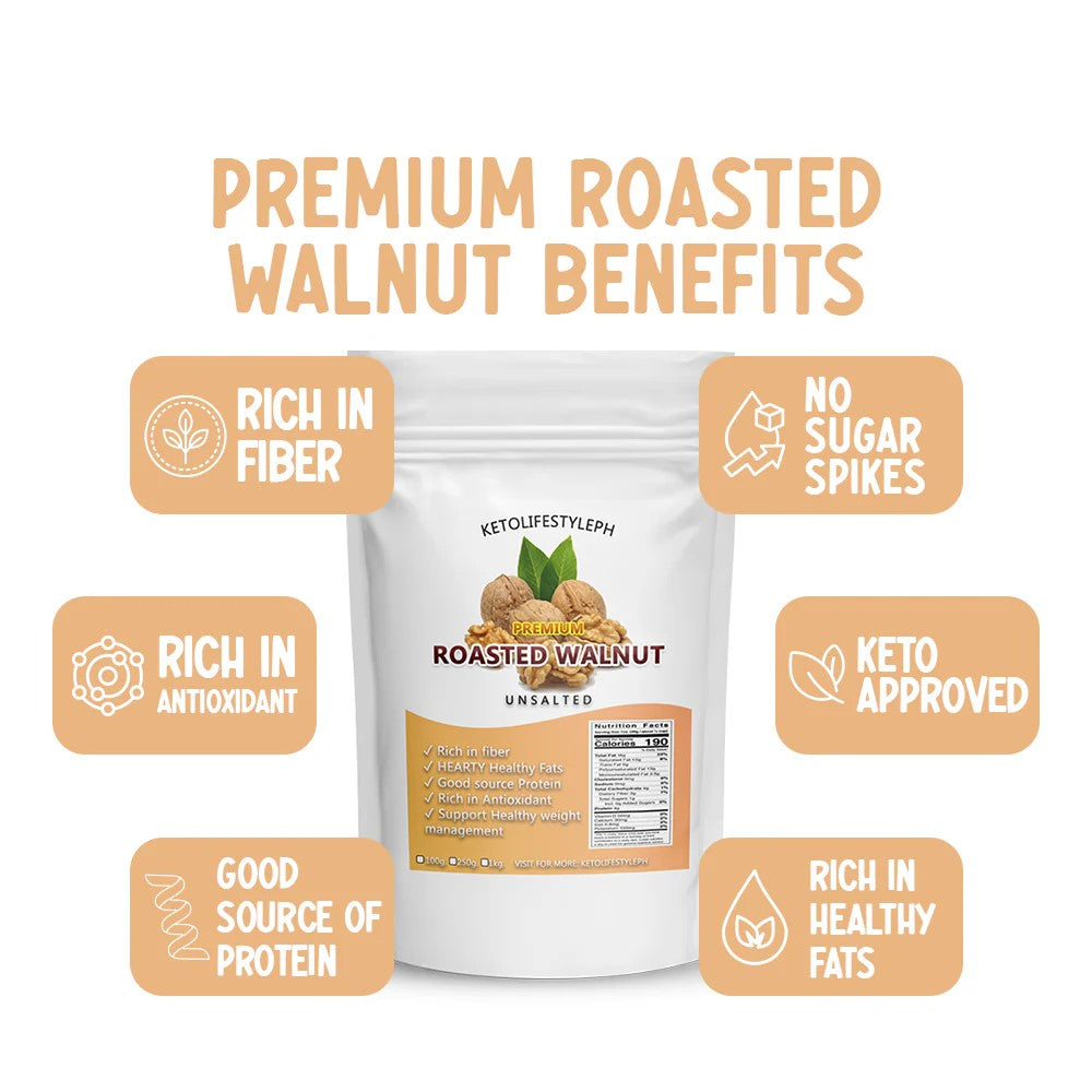 Premium Roasted Walnut (Unsalted)