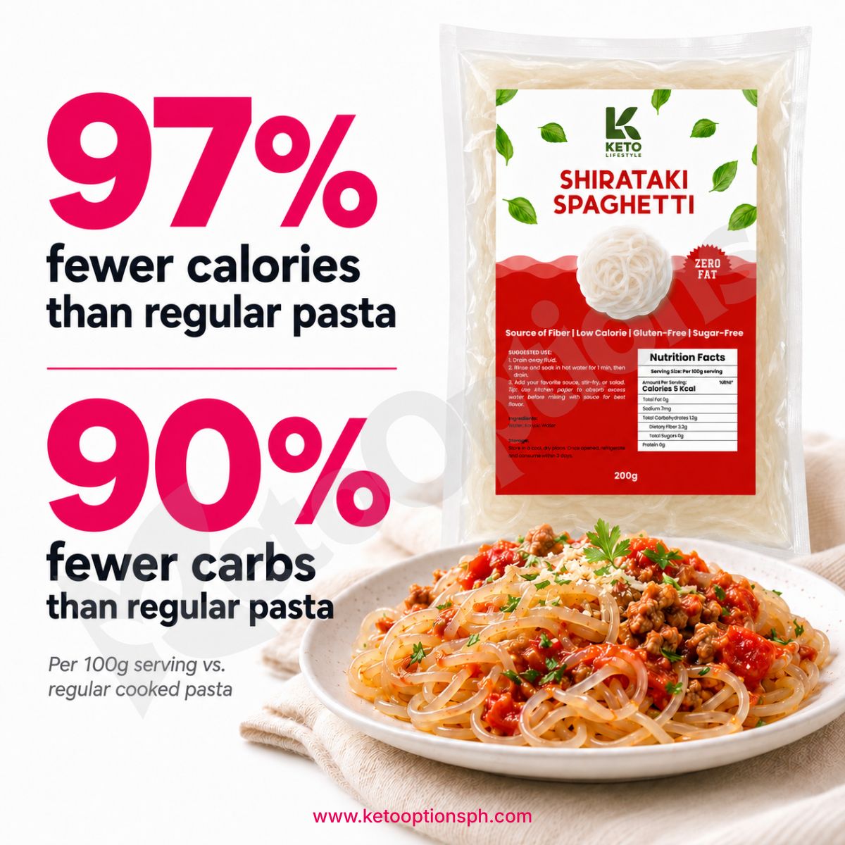 Shirataki Spaghetti 200g (Konjac)