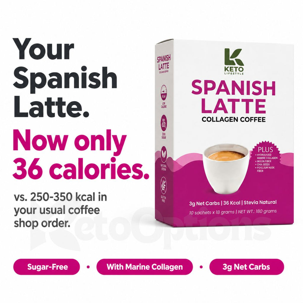 Keto Spanish Latte w/ Collagen & Sugar-Free (10 sachets)