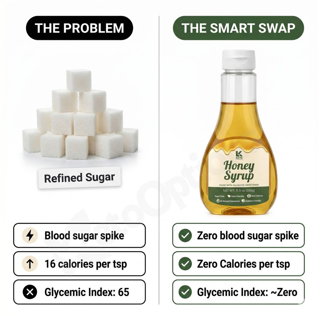 Allulose Syrup - Zero Calorie Sweetener (326g)