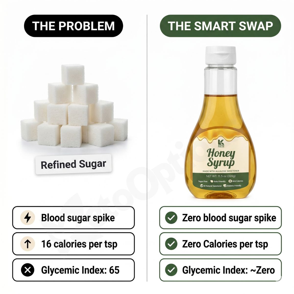 Allulose Syrup - Zero Calorie Sweetener (326g)