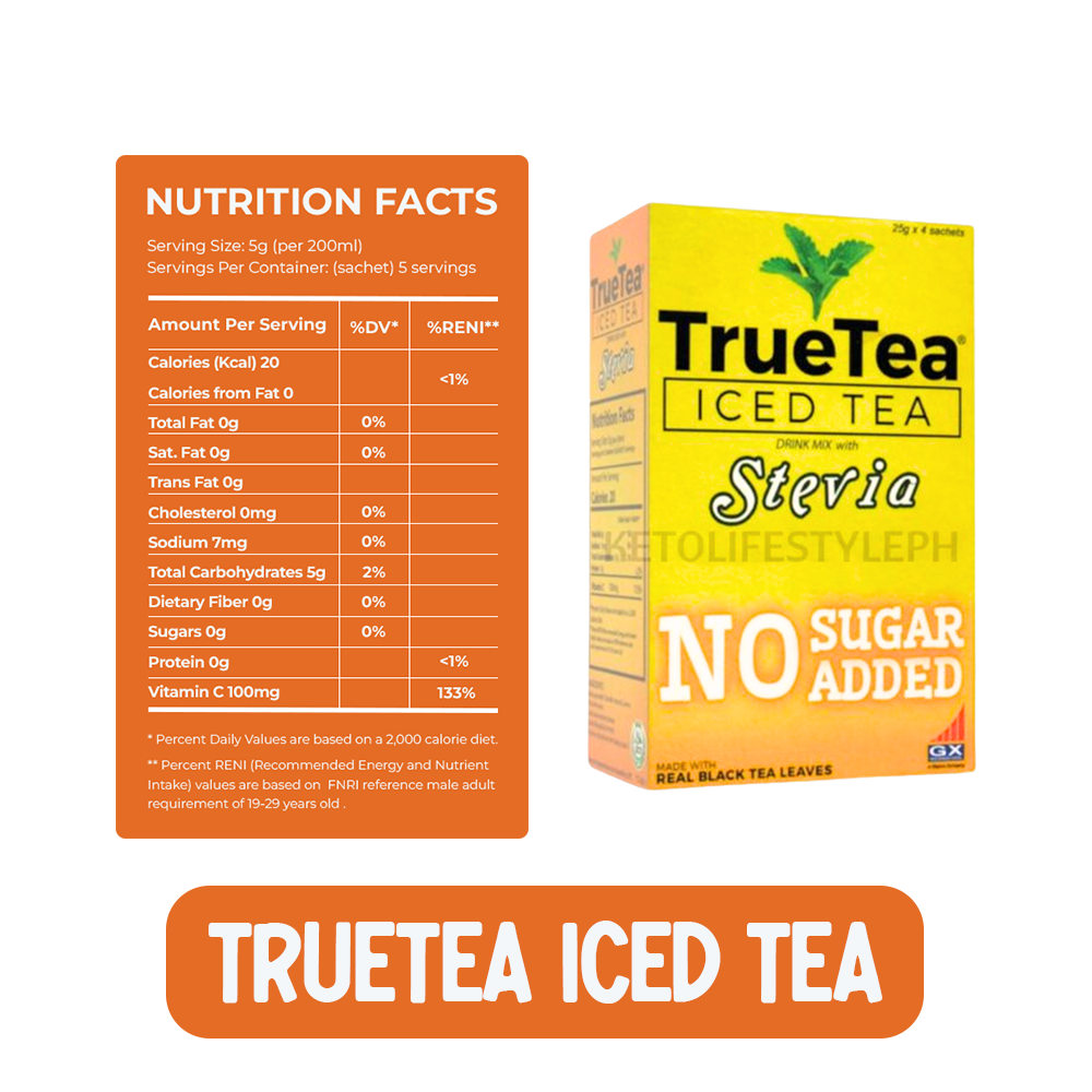 Lemon Iced Tea with Stevia