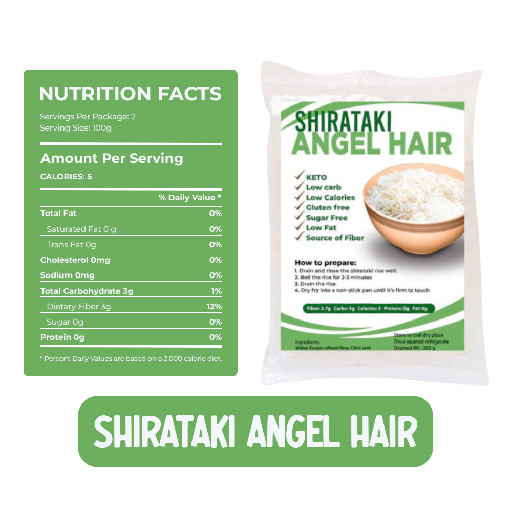 Shirataki Angel Hair 200g (Konjac)