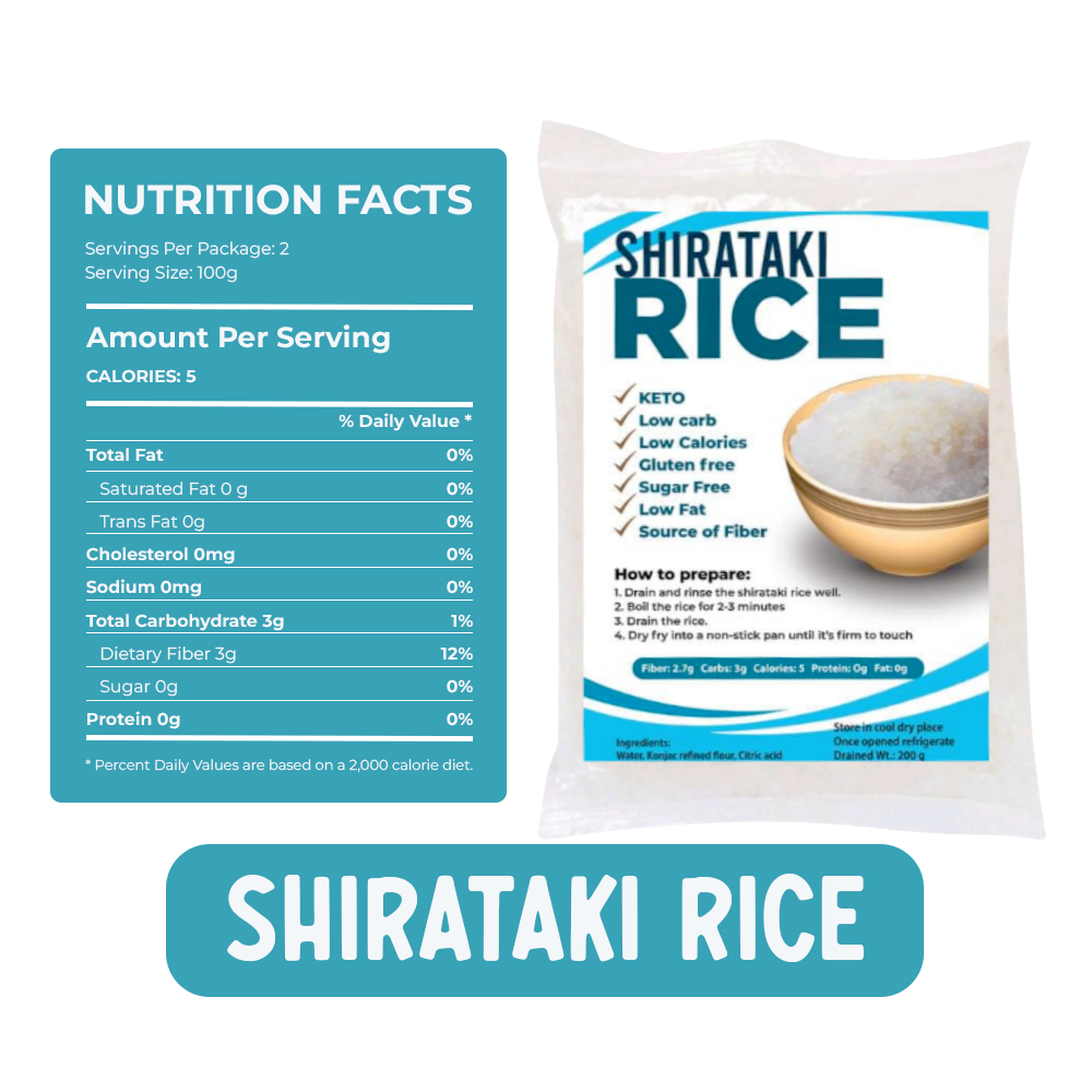 Shirataki Rice 200g (Konjac)