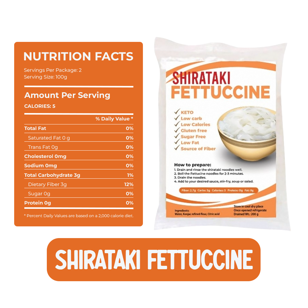 Shirataki Fettucine 200g (Konjac)