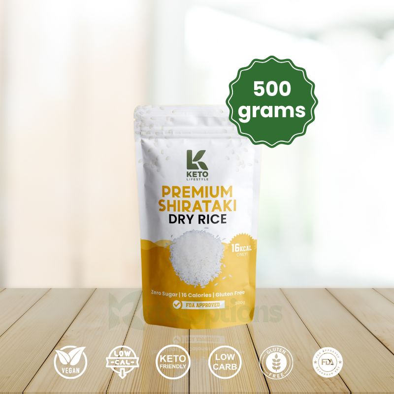 Premium Shirataki Dry Rice (100G & 500G)