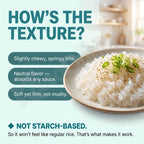 Wet Shirataki Rice 200g (Konjac)