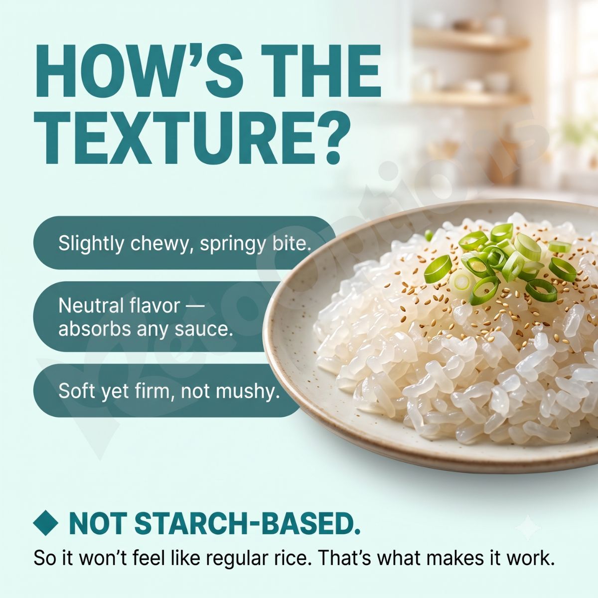 Wet Shirataki Rice 200g (Konjac)