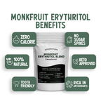 Brown/White MonkFruit Erythritol Blend Sweetener