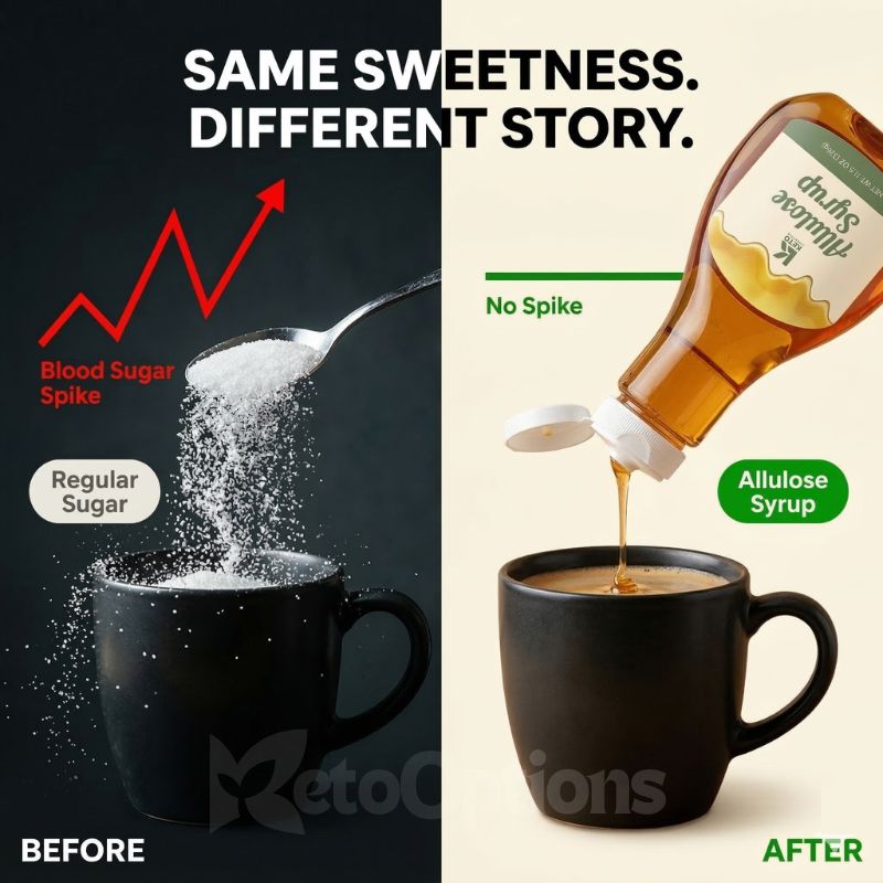 Allulose Syrup - Zero Calorie Sweetener (326g)