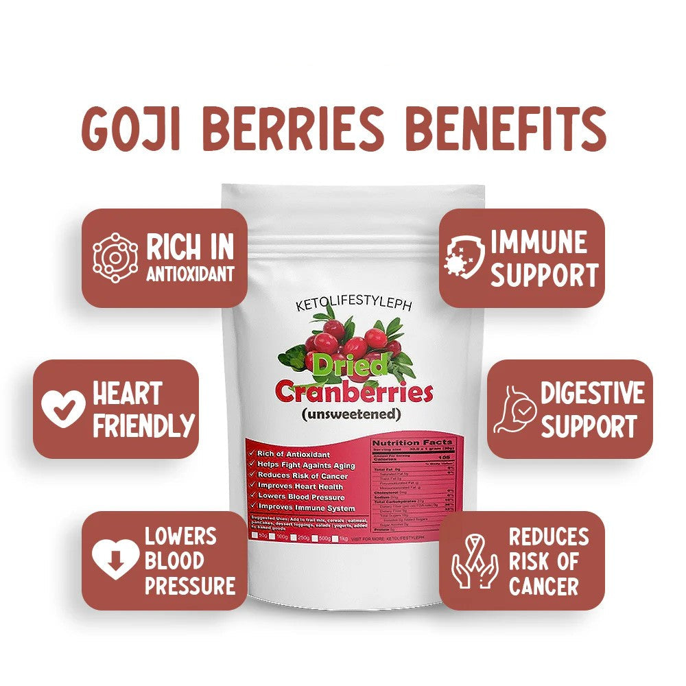 Dried Goji Berries (Unsweetened)