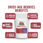 Dried Mixed Berries (Strawberries/Blueberries/Cranberries)