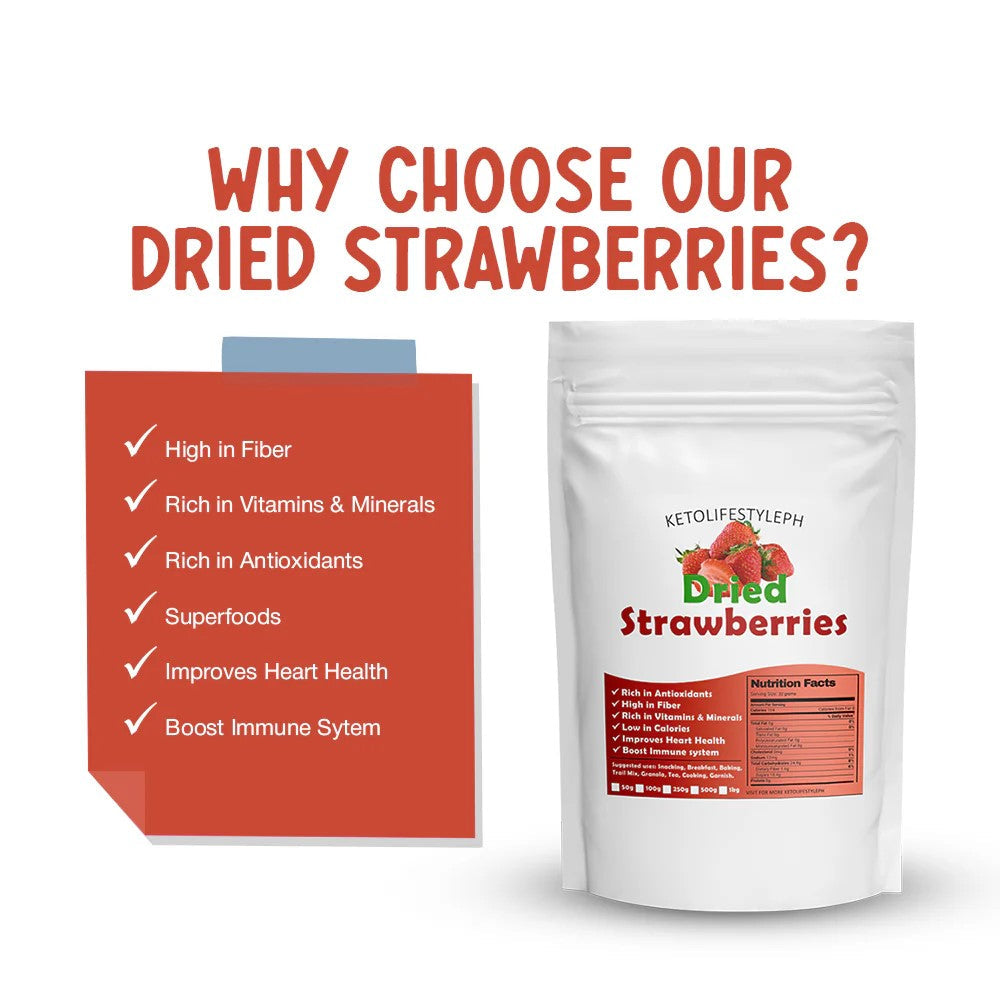 Dried Strawberries (Sweetened)