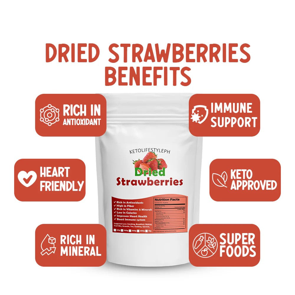 Dried Strawberries (Sweetened)