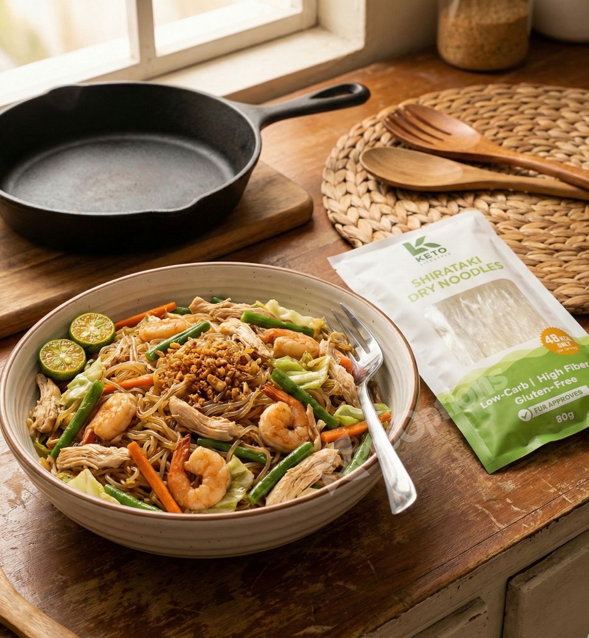 Shirataki Dry Noodles, 80g (Konjac)