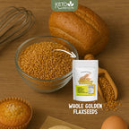 Organic Whole Golden Flaxseeds
