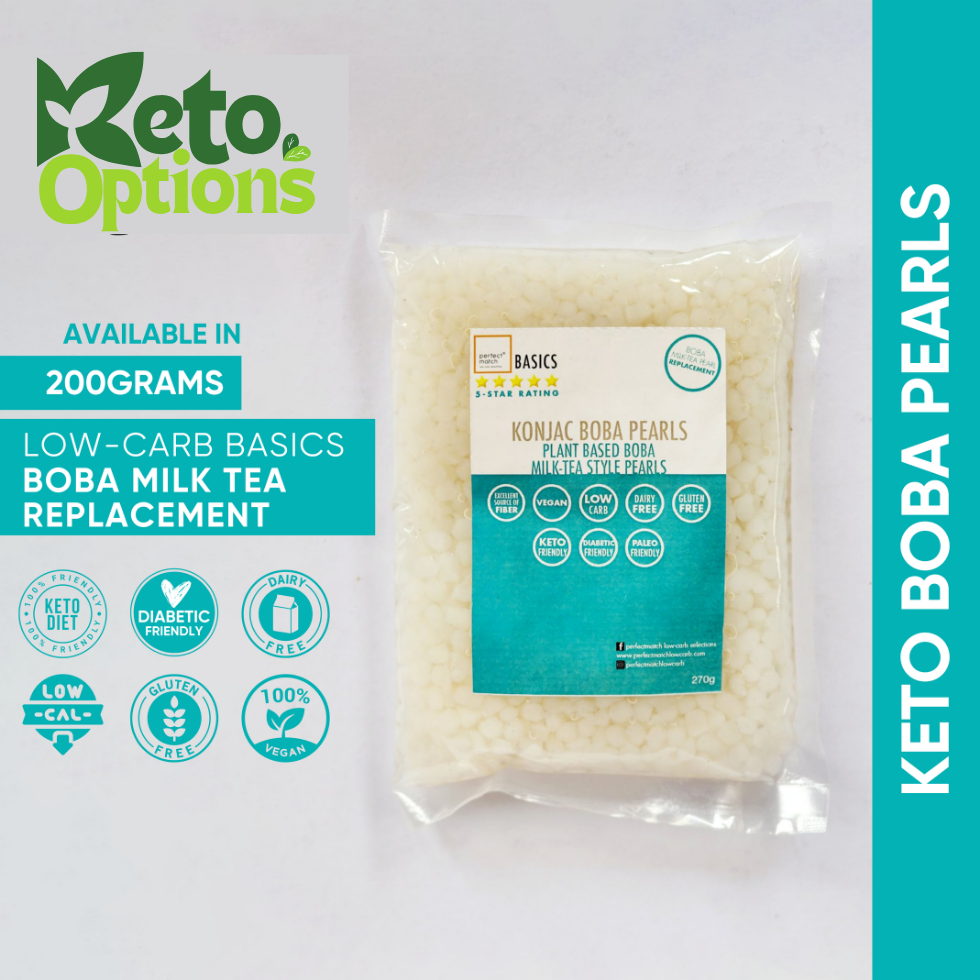 Konjac Boba Plant Based Milktea Style Pearls