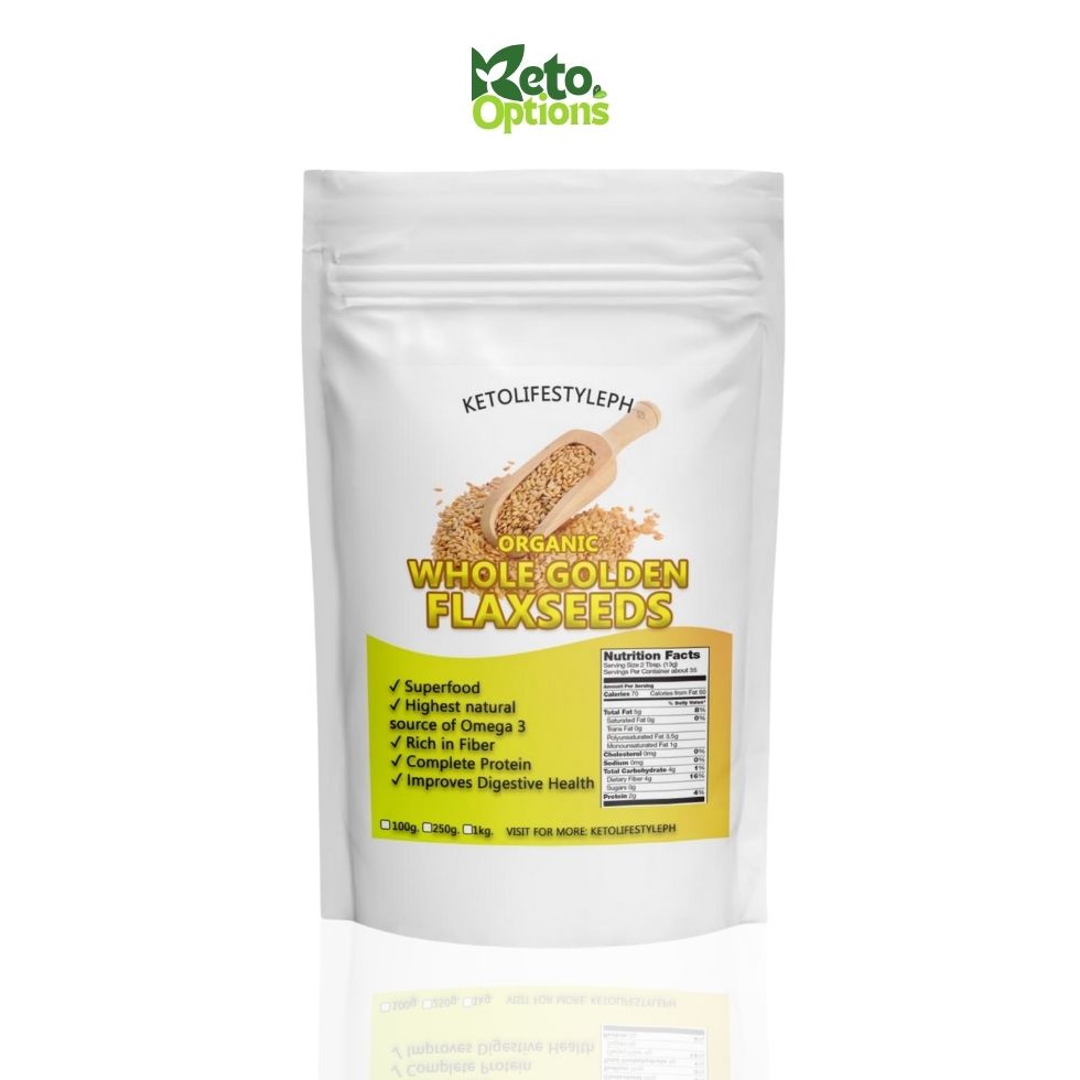 Organic Whole Golden Flaxseeds