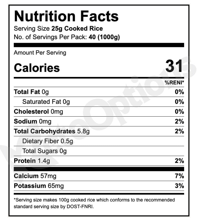 Protein Shirataki Dry Rice