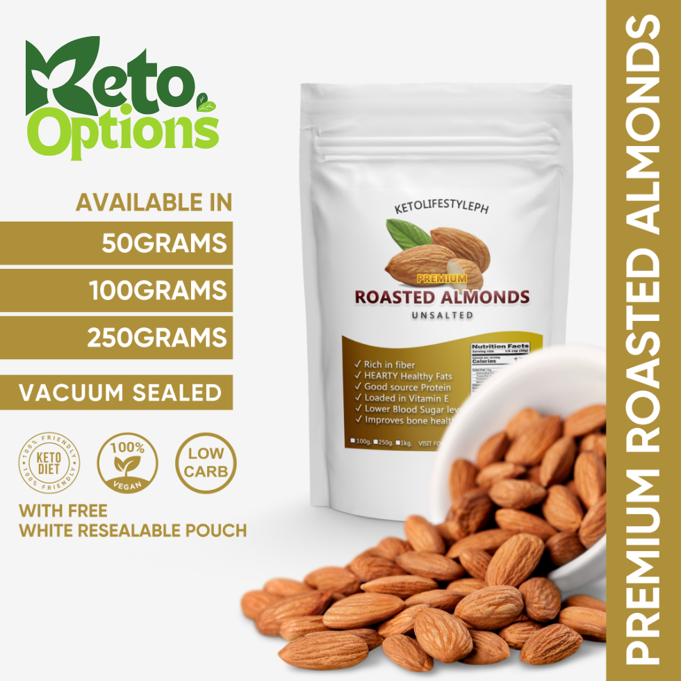Premium Roasted Almond Nuts (Unsalted)
