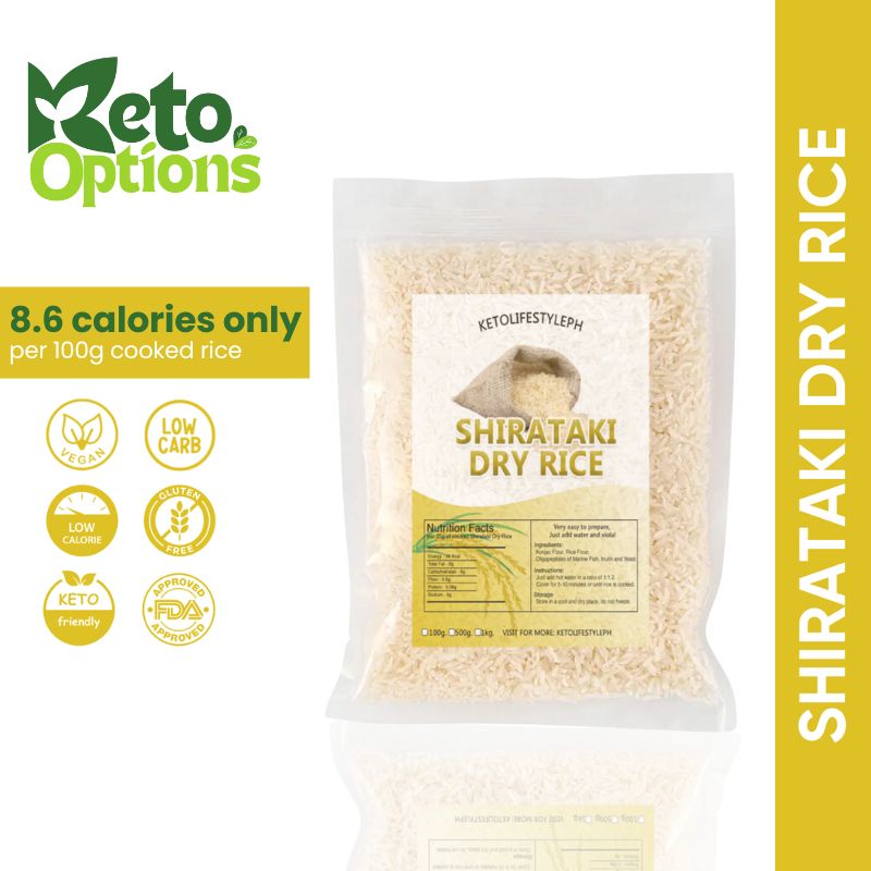Premium Shirataki Dry Rice (100G & 500G)