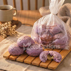 Ube Cheese Almond Spinach Pandesal 8pcs/pack