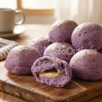 Ube Cheese Almond Spinach Pandesal 8pcs/pack