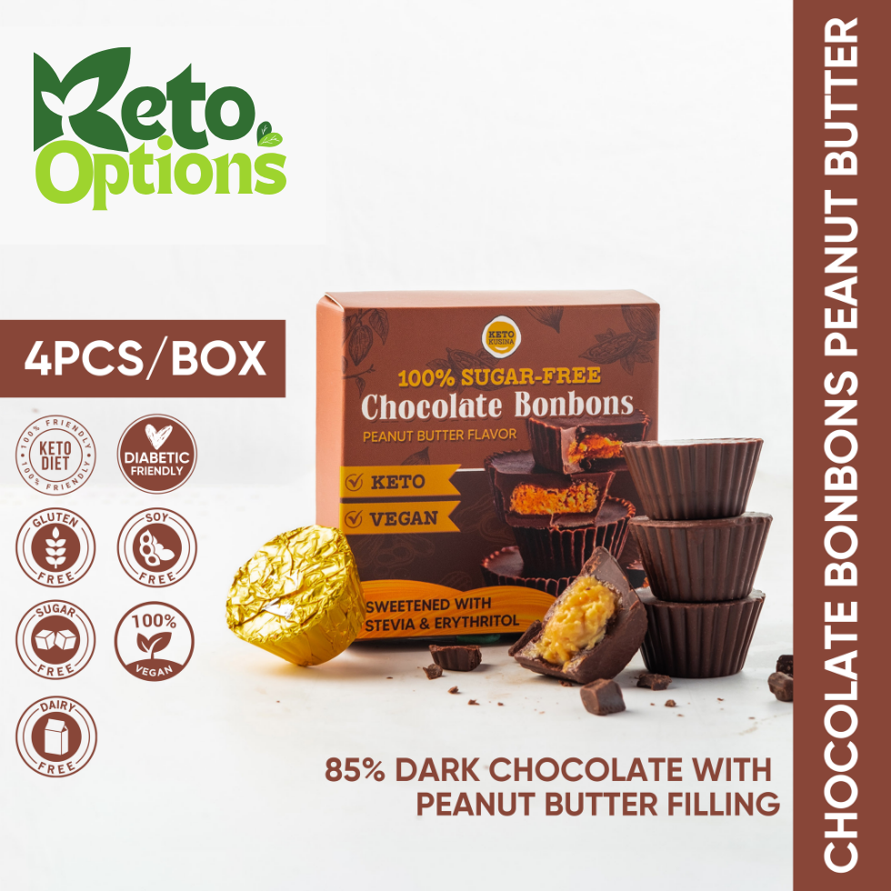 Chocolate Peanut Butter Bonbons (4pcs individually wrapped 70grms)