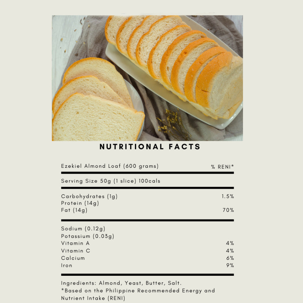 Almond Sliced Bread 600g