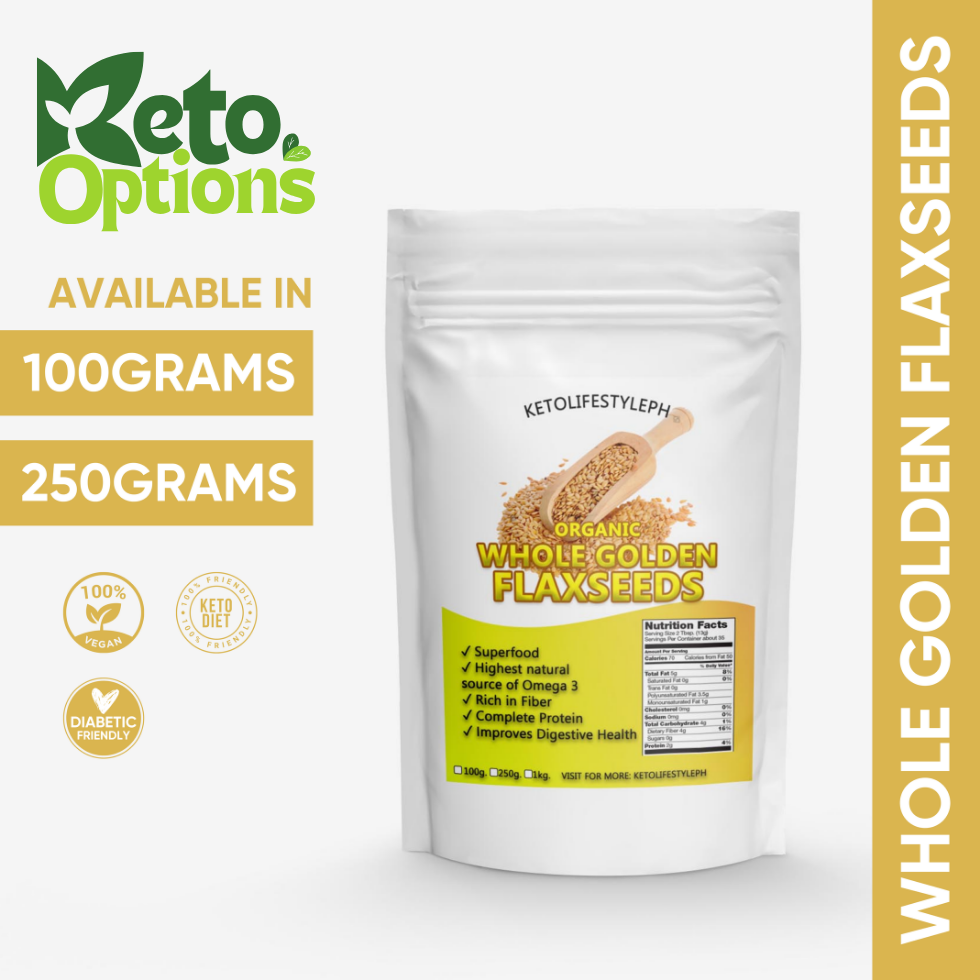 Organic Whole Golden Flaxseeds